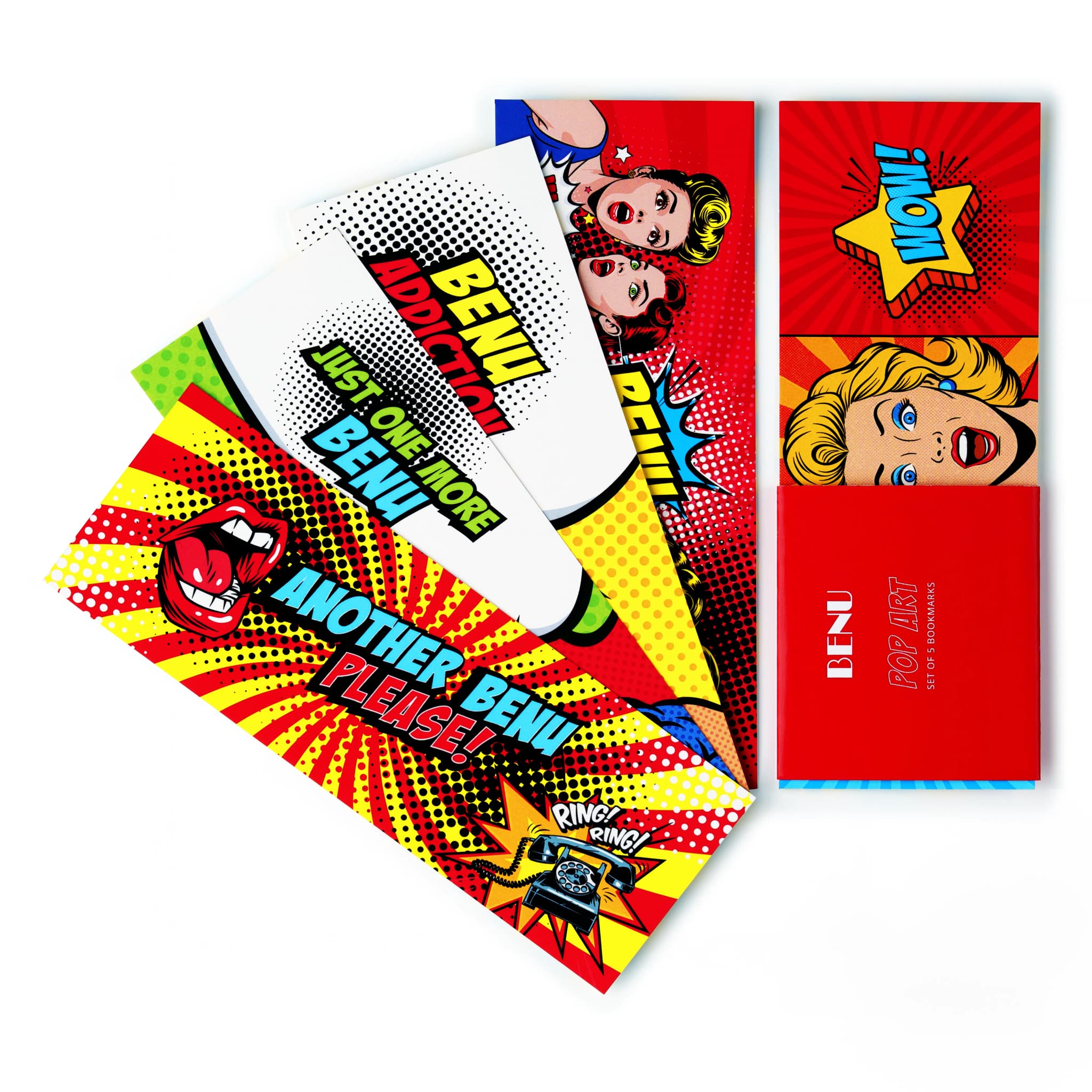 Pop Art Bookmark Set